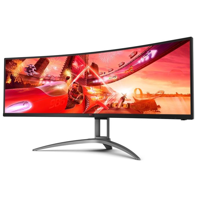 AOC AG493UCX2 Monitor PC 49'' 5120x1440 165Hz FreeSync Premium Pro HDR400 colore Nero