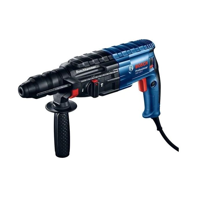 Bosch PROFESSIONAL 0611273000 GBH 240 F Martello Perforatore 790 W SDS Plus 2 7 J con Impugnatura Supplementare Valigetta Asta di Profondita' colore Nero