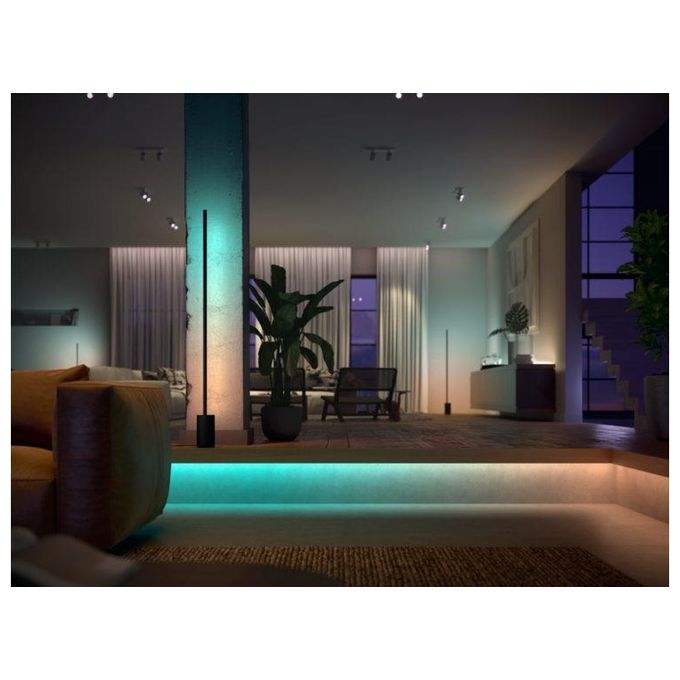 Philips Hue 929002994901 Gradient Lightstrip Striscia LED Smart 2 m White and Color Ambiance 20 W 1800 lm Bluetooth Zigbee colore Bianco