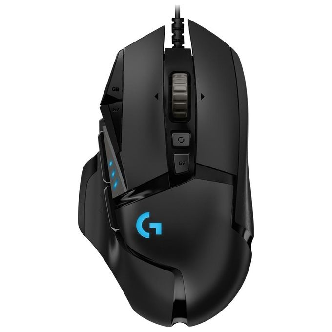Logitech G502 HERO Mouse Gaming con Cavo Nero