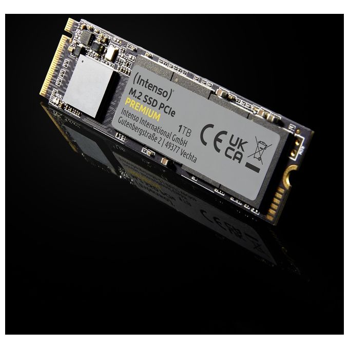 Intenso 3835440 Premium SSD Interno M.2 NVMe PCIe 3.0 x4 250 GB Velocita' Lettura 2100 MB-s Scrittura 1100 MB-s