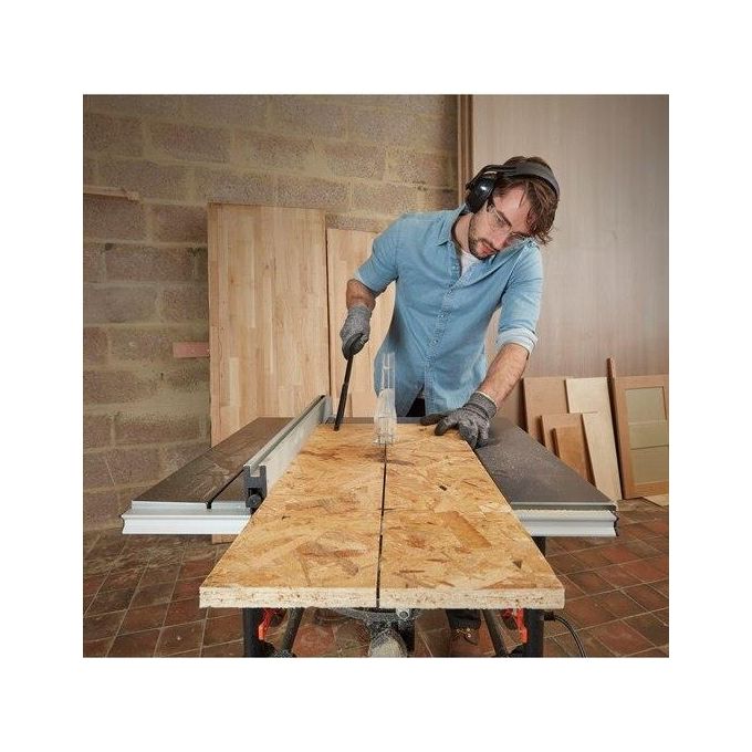 Black+Decker BES720-QS Sega a banco 1800W lama 254 mm 5200 giri-min profondita' taglio 80 mm gambe supporto colore Nero