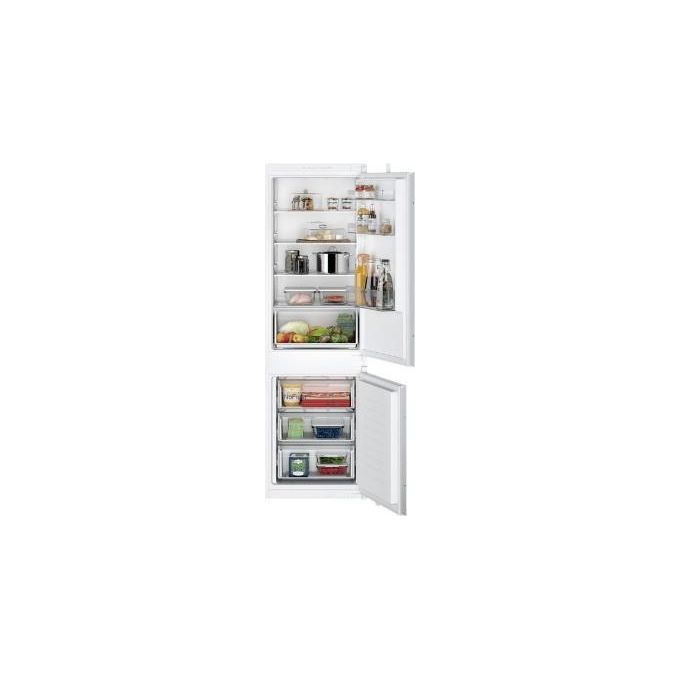 Siemens KI86NNSF0 iQ100 Frigorifero Combinato da Incasso 260 L 177 cm Classe F 39 dB No Frost LED colore Bianco