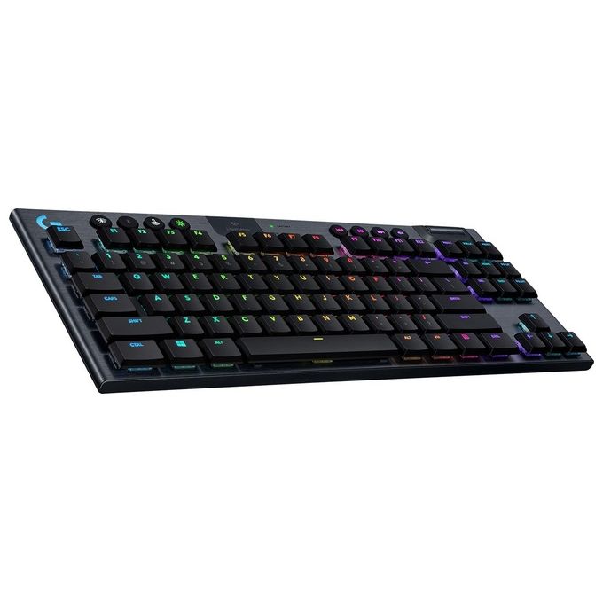 Logitech G 920-010587 G915 TKL Tastiera Gaming Wireless RF + Bluetooth Italiano Tenkeyless Switch Meccanici Logitech GL Tactile Retroilluminazione LED RGB Altezza Regolabile colore Carbonio
