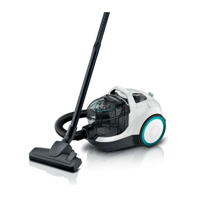 Bosch BGC21HYG1 Serie 4 Aspirapolvere a Traino Senza Sacco Power AirCycle 2 L 550 W 78 dB colore Bianco