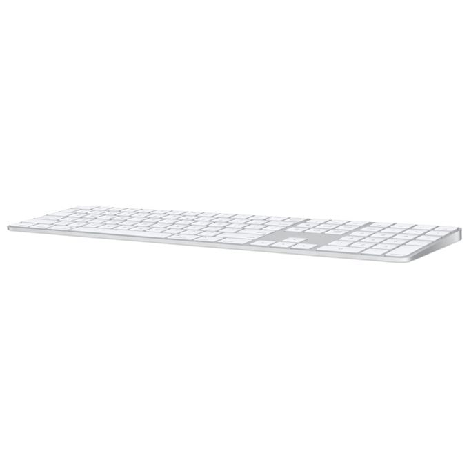 Apple MK2C3Z-A Magic Keyboard con Touch ID e Tastierino Numerico Bluetooth USB-C Bianco colore Bianco