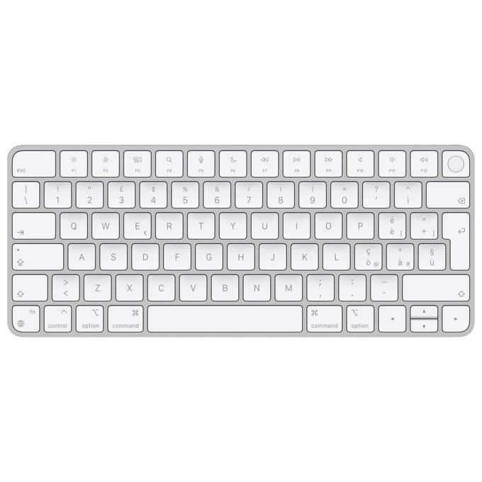 Apple MK293T-A Magic Keyboard Tastiera Bluetooth Touch ID per Mac con Chip Apple layout Italiano colore Argento