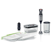 Bosch MS6CM61V2 ErgoMixx Style Frullatore a immersione 1000 W 12 velocita' con bicchiere dosatore colore Nero Argento