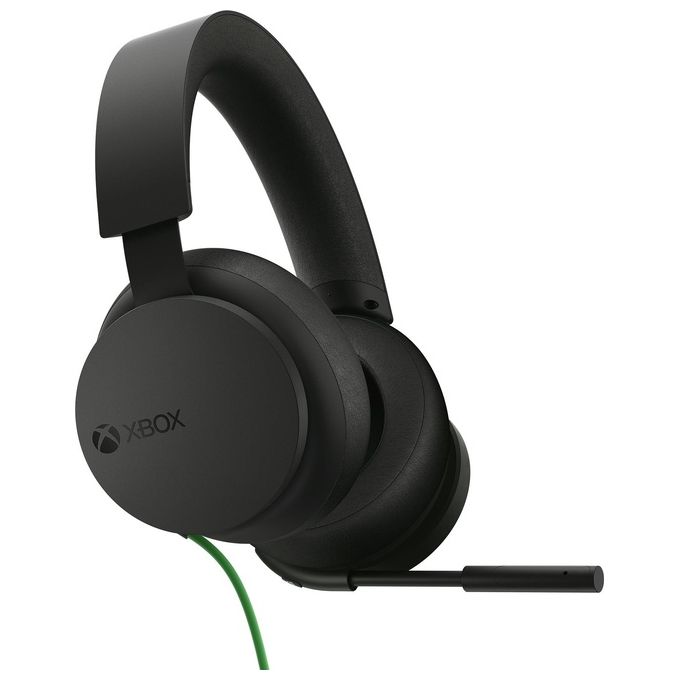 Microsoft, Cuffie Gaming Stereo Cablate Xbox, Nero, Padiglioni Ampi e Morbidi