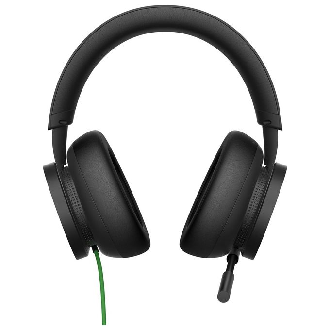 Microsoft, Cuffie Gaming Stereo Cablate Xbox, Nero, Padiglioni Ampi e Morbidi
