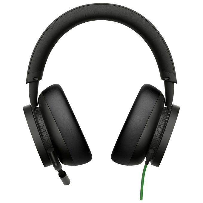 Microsoft, Cuffie Gaming Stereo Cablate Xbox, Nero, Padiglioni Ampi e Morbidi
