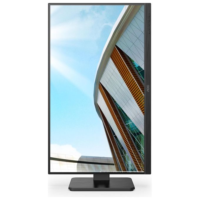 AOC U27P2 Monitor PC 27'' IPS 4K Ultra HD 3840x2160 350 cd-m² 4 ms Hub USB 3.2 AMD FreeSync colore Nero