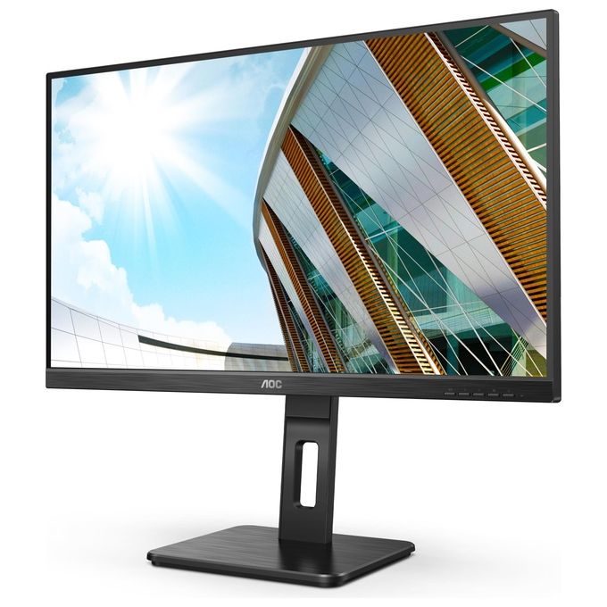 AOC U27P2 Monitor PC 27'' IPS 4K Ultra HD 3840x2160 350 cd-m² 4 ms Hub USB 3.2 AMD FreeSync colore Nero