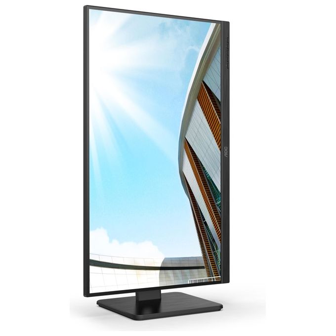 AOC U27P2 Monitor PC 27'' IPS 4K Ultra HD 3840x2160 350 cd-m² 4 ms Hub USB 3.2 AMD FreeSync colore Nero