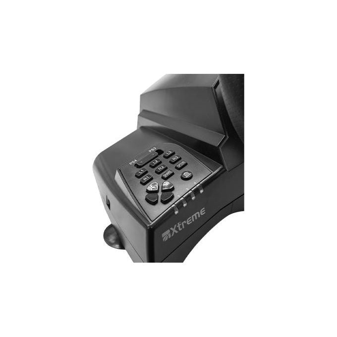 Xtreme Videogames 90428 Hurricane Volante con Pedaliera PS4 PS3 PC 270° Vibrazione Plug and Play colore Nero