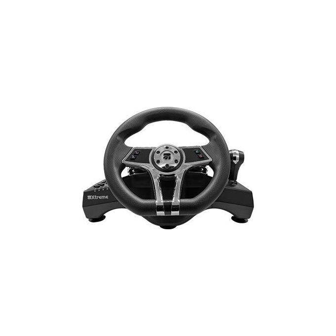 Xtreme Videogames 90428 Hurricane Volante con Pedaliera PS4 PS3 PC 270° Vibrazione Plug and Play colore Nero