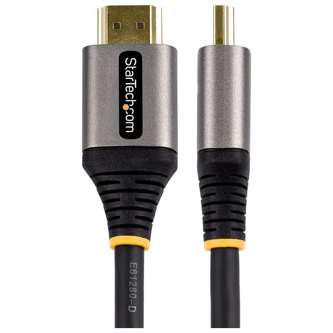 StarTech HDMM21V4M Cavo HDMI 2.1 4m 48 Gbps 8K 60Hz 4K 120Hz HDR10+ eARC colore Grigio
