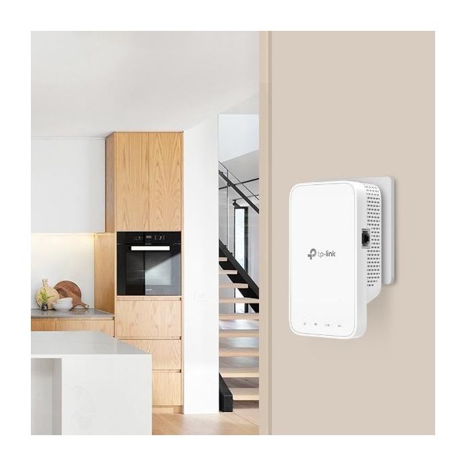 TP-Link RE335(DE) Ripetitore di rete AC1200 Wi-Fi 5 Dual-band 867 Mbit-s con porta Ethernet 10-100 Mbps colore Bianco