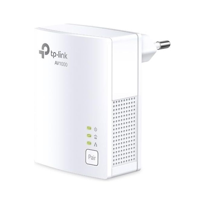 TP-Link TL-PA7019 KIT Powerline AV1000 1000 Mbit-s 2 Adattatori Gigabit Ethernet HomePlug AV2 colore Bianco