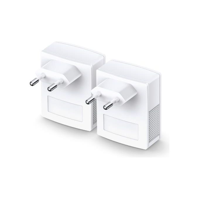 TP-Link TL-PA7019 KIT Powerline AV1000 1000 Mbit-s 2 Adattatori Gigabit Ethernet HomePlug AV2 colore Bianco