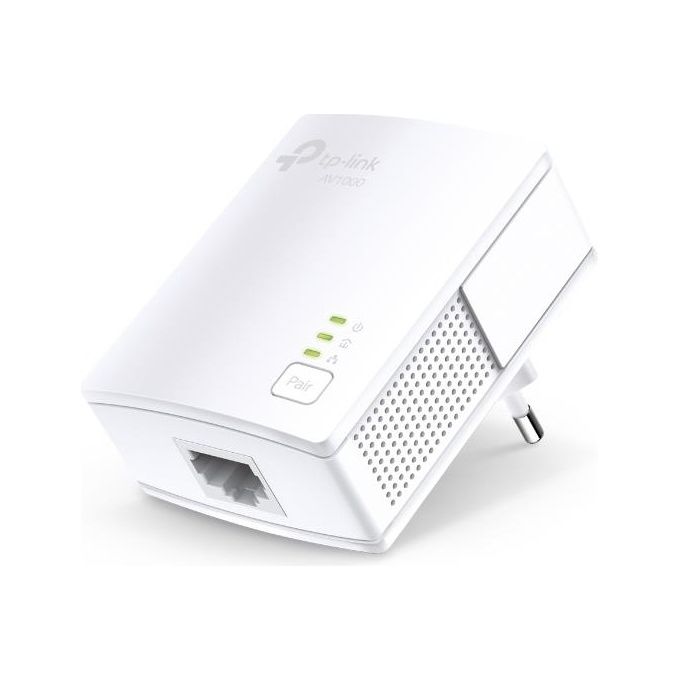 TP-Link TL-PA7019 KIT Powerline AV1000 1000 Mbit-s 2 Adattatori Gigabit Ethernet HomePlug AV2 colore Bianco