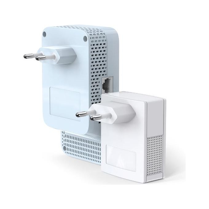 TP-Link TL-WPA7519 KIT Adattatore Powerline Wi-Fi Dual Band 1000 Mbps 2 pezzi colore Bianco