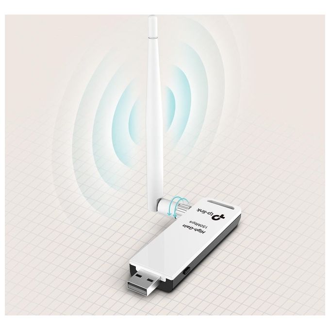 TP-LINK Wireless Lite N High-gain Adattatore Usb