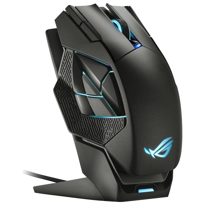 Asus 90MP0220-BMUA00 ROG Spatha X Mouse Gaming Wireless USB-C Ottico 19000 DPI 12 Tasti Programmabili RGB colore Nero