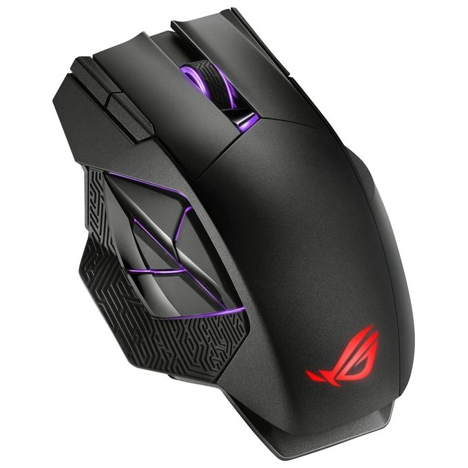 Asus 90MP0220-BMUA00 ROG Spatha X Mouse Gaming Wireless USB-C Ottico 19000 DPI 12 Tasti Programmabili RGB colore Nero