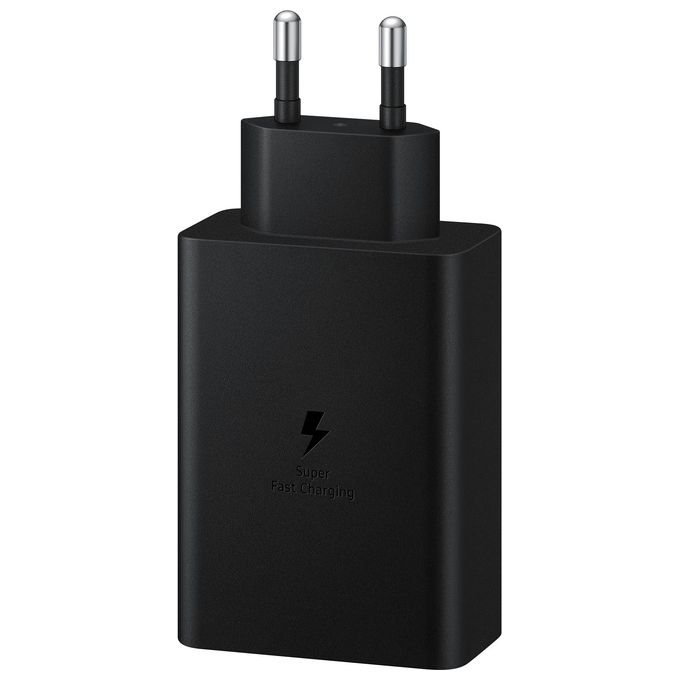 Samsung EP-T6530 Caricabatterie 65W Super Fast Charging 3 Porte 2 USB-C 1 USB-A colore Nero