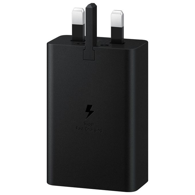 Samsung EP-T6530 Caricabatterie 65W Super Fast Charging 3 Porte 2 USB-C 1 USB-A colore Nero