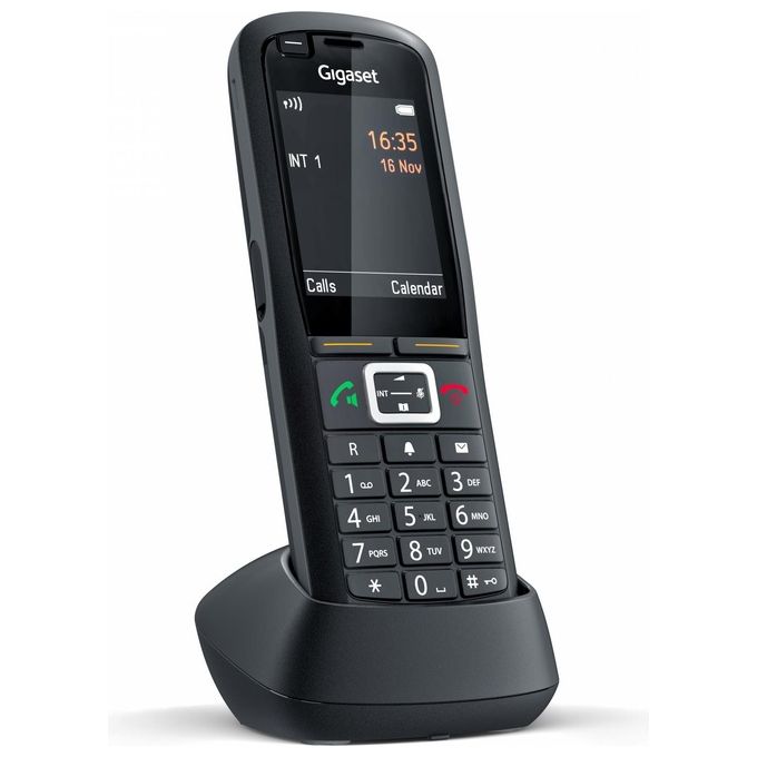 Gigaset S30852-H2976-R102 R700H PRO Telefono DECT Display TFT 2.4'' Risoluzione 240x320 Pixel Bluetooth 4.2 IP65 colore Nero