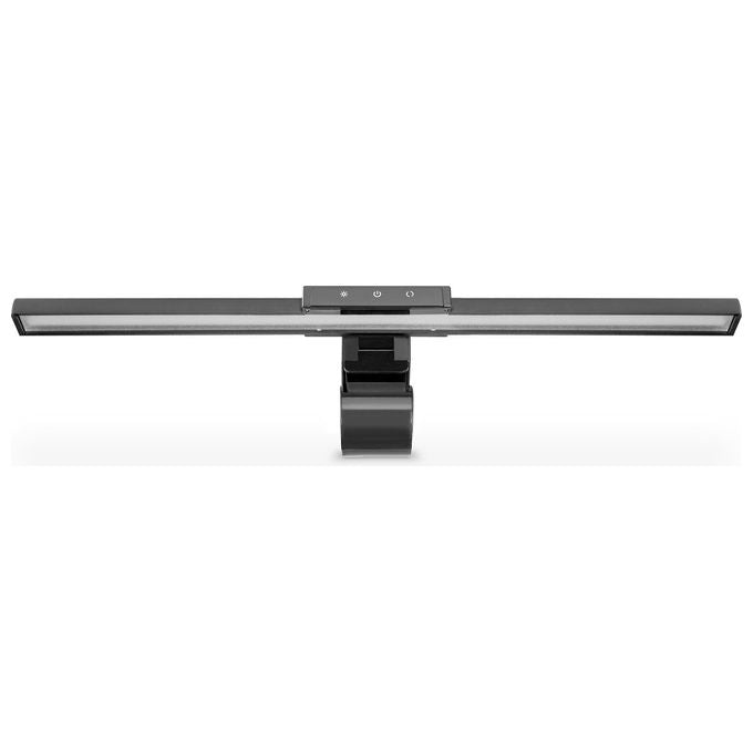 Digitus DA-90415 Lampada LED per monitor con fissaggio a morsetto 5 livelli di luminosita' temperatura colore regolabile 3000K-6500K 250 lm colore Nero