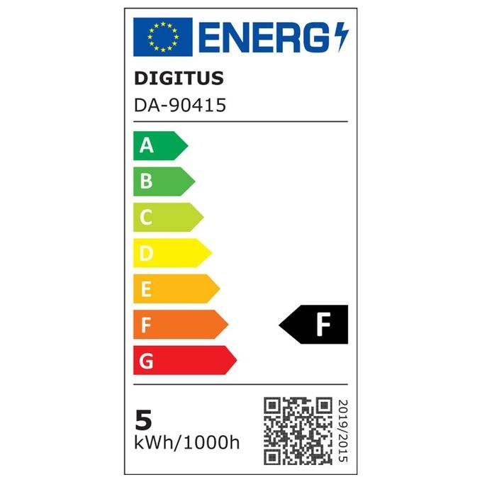 Digitus DA-90415 Lampada LED per monitor con fissaggio a morsetto 5 livelli di luminosita' temperatura colore regolabile 3000K-6500K 250 lm colore Nero
