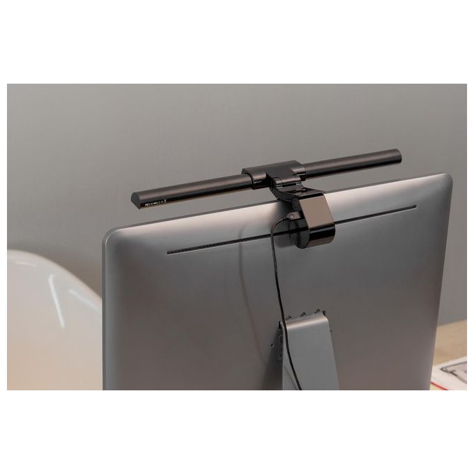 Digitus DA-90415 Lampada LED per monitor con fissaggio a morsetto 5 livelli di luminosita' temperatura colore regolabile 3000K-6500K 250 lm colore Nero