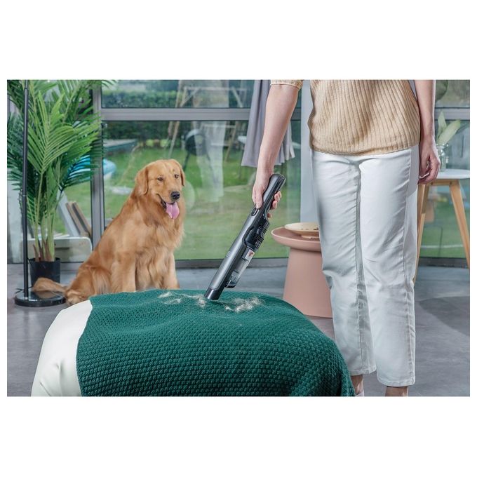 BLACK+DECKER DVC320B21-QW Aspirapolvere Portatile Senza Filo Ciclonico 0,24 L 35 AW 24 min 80 dB colore Titanio