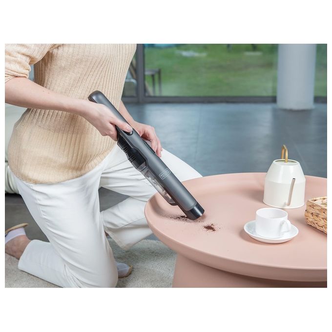 BLACK+DECKER DVC320B21-QW Aspirapolvere Portatile Senza Filo Ciclonico 0,24 L 35 AW 24 min 80 dB colore Titanio