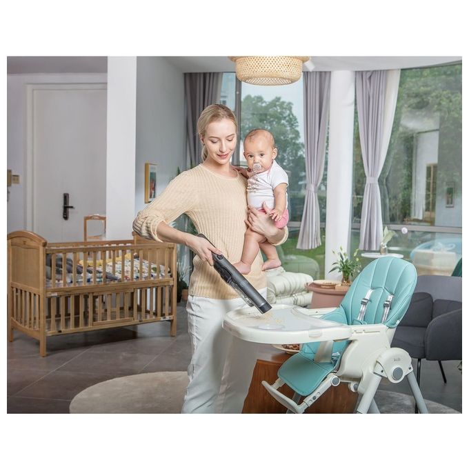 BLACK+DECKER DVC320B21-QW Aspirapolvere Portatile Senza Filo Ciclonico 0,24 L 35 AW 24 min 80 dB colore Titanio