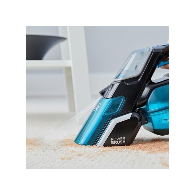 Black+decker BHSB320JP Spillbuster Aspirapolvere Portatile Senza Sacco Secco e Umido 0.25 L 12V 2Ah autonomia 15 min spazzola motorizzata colore Nero