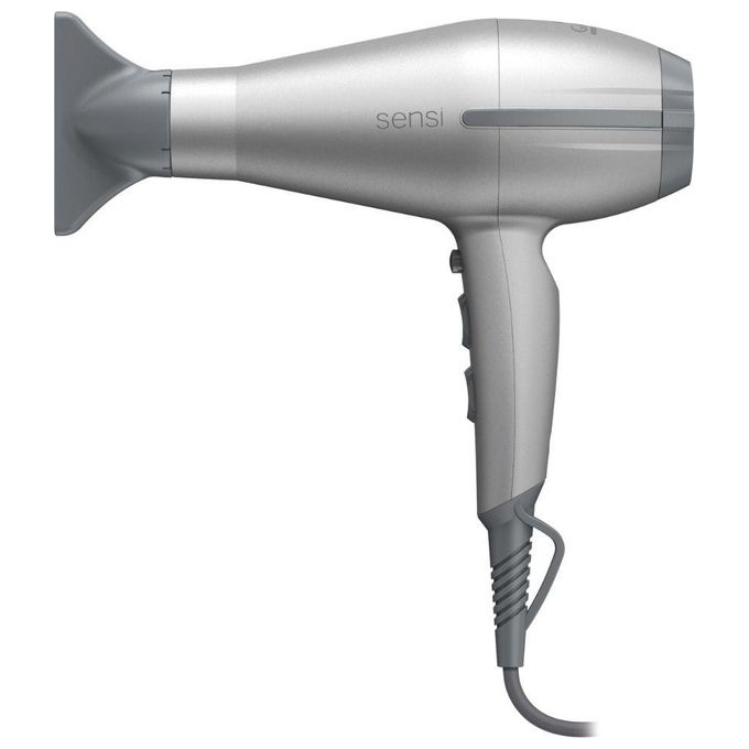 Ga.ma GH3317 Sensi Tempo 5D Asciugacapelli 2200W Tecnologia 5D Ultra Ozone Ion Protect 3 temperature 2 velocita' con diffusore colore Grigio