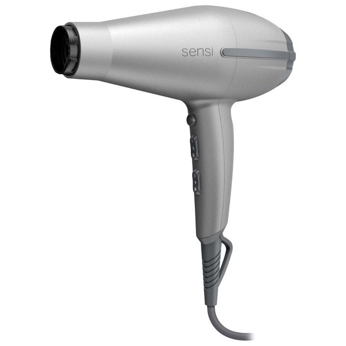 Ga.ma GH3317 Sensi Tempo 5D Asciugacapelli 2200W Tecnologia 5D Ultra Ozone Ion Protect 3 temperature 2 velocita' con diffusore colore Grigio