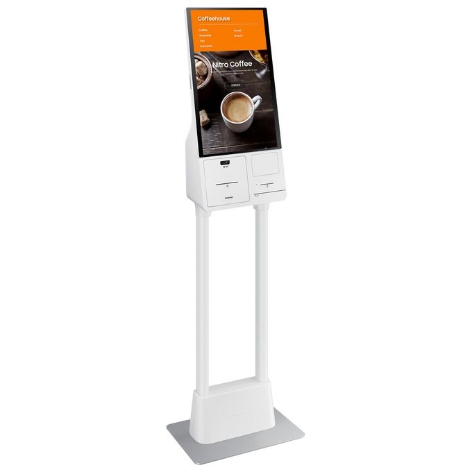 Samsung LH24KMATBGCXEN Display Interattivo Kiosk 24'' Touchscreen Full HD Wi-Fi 16-7 colore Bianco