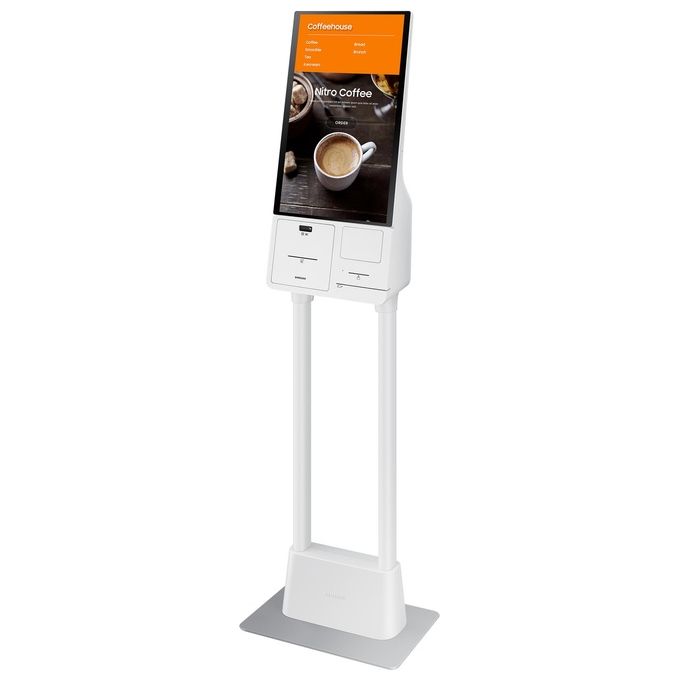 Samsung LH24KMATBGCXEN Display Interattivo Kiosk 24'' Touchscreen Full HD Wi-Fi 16-7 colore Bianco