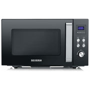 Severin MW 7763 Forno a microonde con Grill 25 L 900 W Grill 1000 W 10 Livelli di Potenza Fondo in Ceramica colore Nero