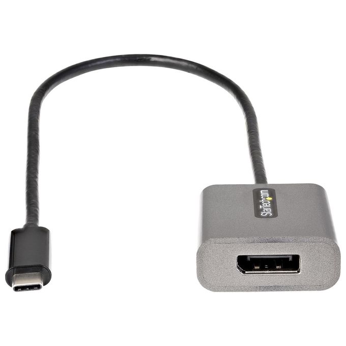 StarTech.com Adattatore USB C a DisplayPort 8K-4K 60Hz Adattatore Dongle USB-C a DisplayPort 1.4