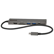 StarTech DKT30CHSDPD1 Adattatore Multiporta USB-C HDMI 2.0 4K 60Hz 100W Power Delivery Pass-through Slot SD MicroSD Hub USB 3.0 2 Porte colore Nero