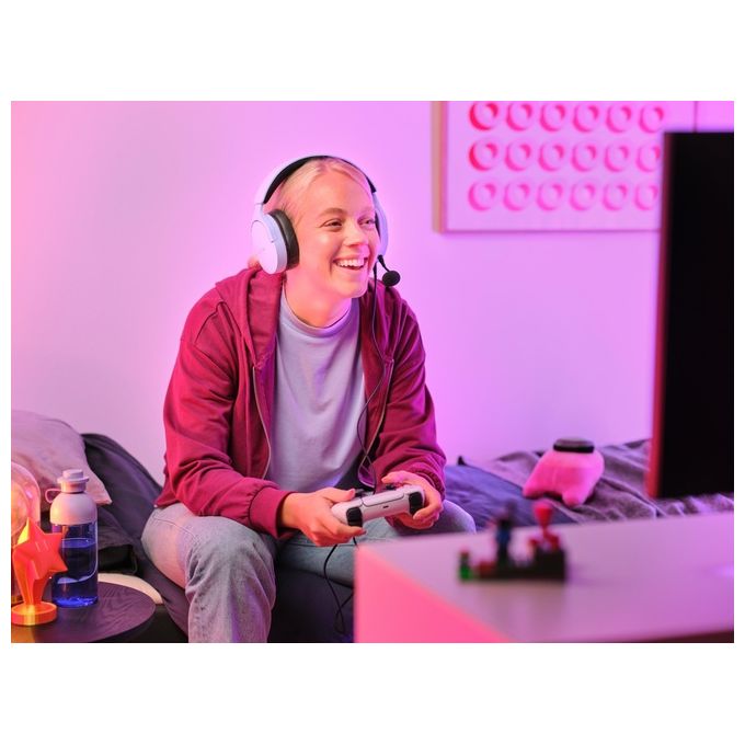 Trust 25301TRS GXT 489P Fayzo Cuffie Gaming Cablate Over-Ear con Microfono Rimovibile Driver 50 mm Audio 7.1 35% Plastica Riciclata Colore Viola