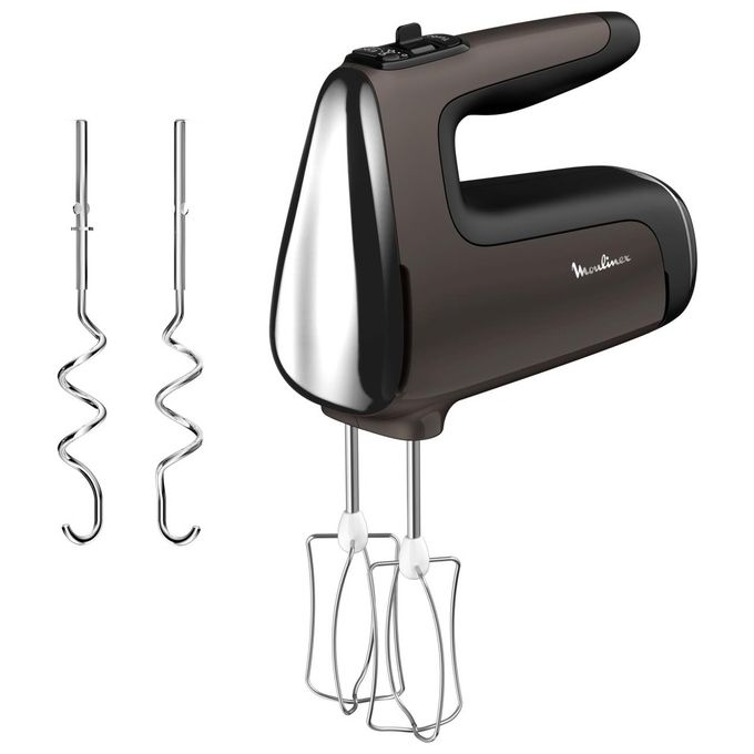 Moulinex HM653910 Powermix Silence Sbattitore Elettrico 3 in 1 600W 5 Velocita' Turbo Funzione colore Marrone