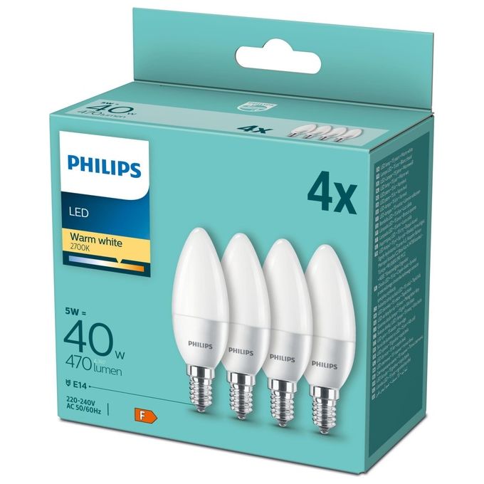 Philips Lampadina Led Candela 40W E14 2700k