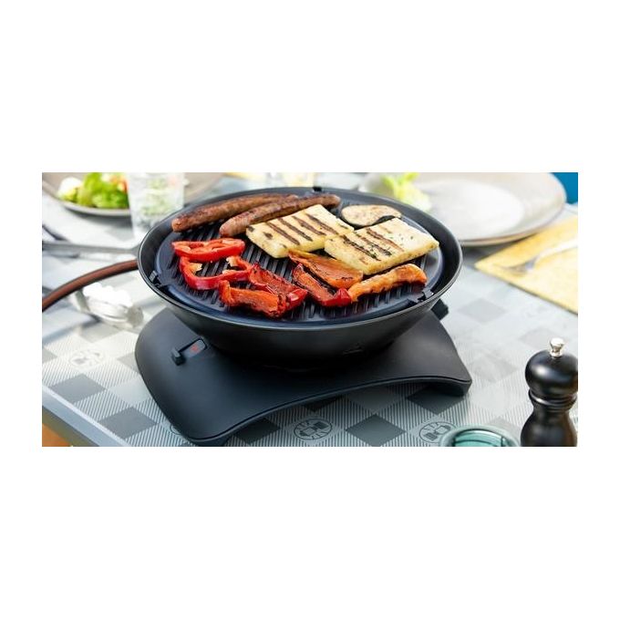 Campingaz 2000038776 360 Grill CV Grill da tavolo 2400 W 1 bruciatore a 360° con accensione Piezoelettrica PushandTurn colore Nero